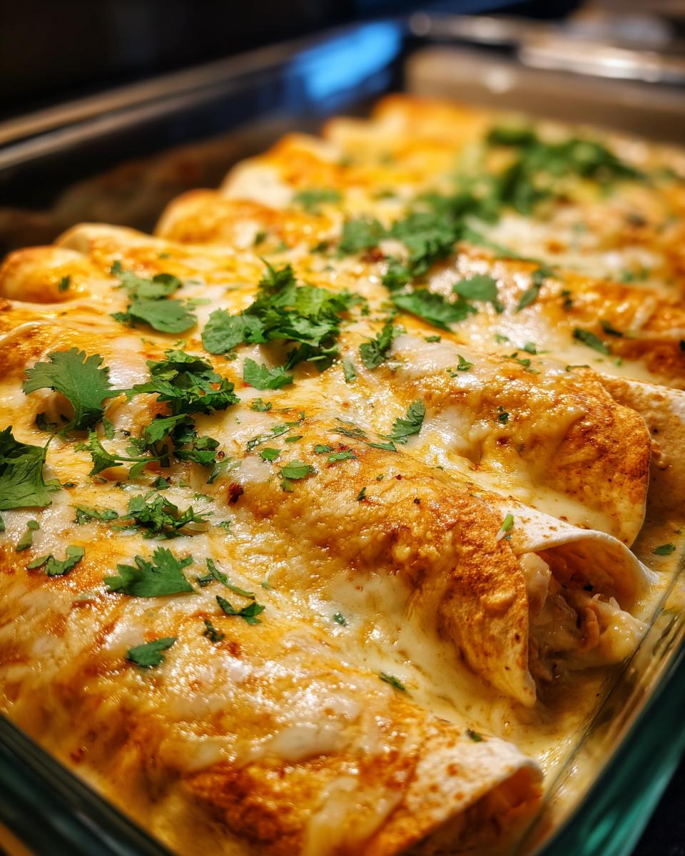 Shredded Chicken Enchiladas - detail 2