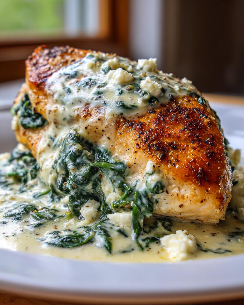 Stunning Spinach Feta Chicken Breast in 40 Min 5 Spinach Feta Chicken Breast - detail 2