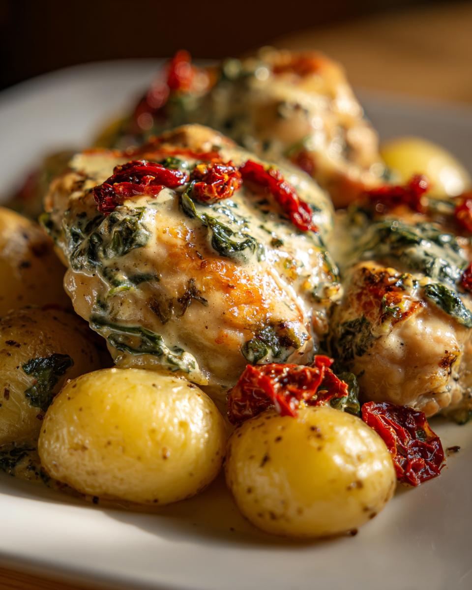 Amazing 1-Pan Tuscan Garlic Chicken and Potatoes 4 Tuscan Garlic Chicken and Potatoes - detail 1