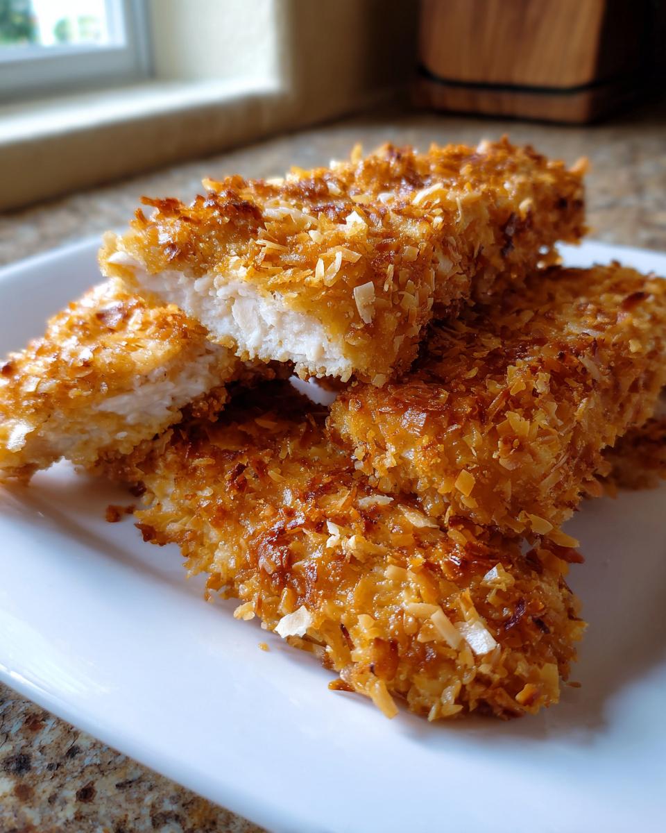 Air Fryer 35 Min Coconut Chicken Tenders Joy 5 Air Fryer Coconut Crusted Chicken Tenders - detail 1