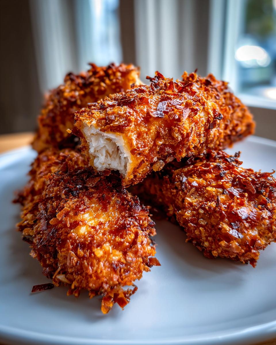 Air Fryer 35 Min Coconut Chicken Tenders Joy 7 Air Fryer Coconut Crusted Chicken Tenders - detail 3