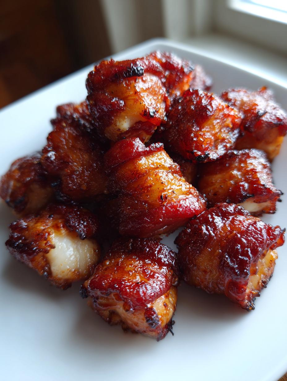 24 Glorious Bacon wrapped chicken bites 5 Bacon wrapped chicken bites - detail 2