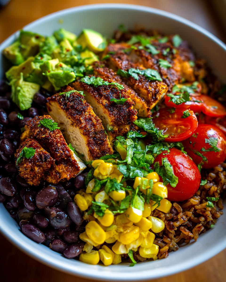 Amazing Blackened Chicken Bowls in 4 Steps 6 Blackened Chicken Bowls - detail 1