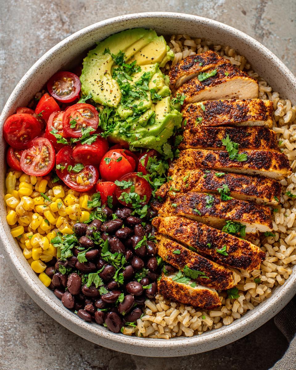 Amazing Blackened Chicken Bowls in 4 Steps 7 Blackened Chicken Bowls - detail 2