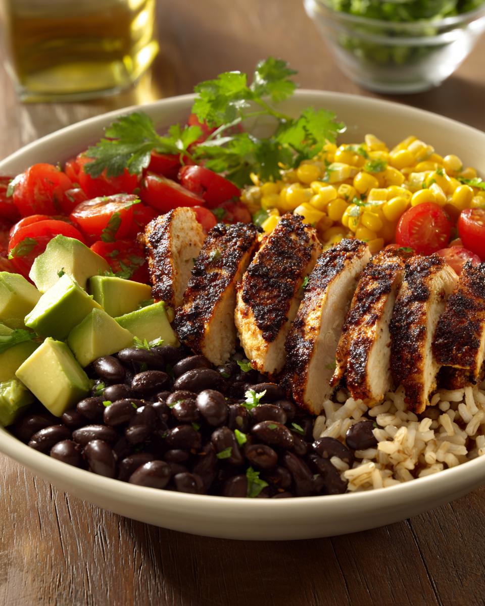 Amazing Blackened Chicken Bowls in 4 Steps 8 Blackened Chicken Bowls - detail 3