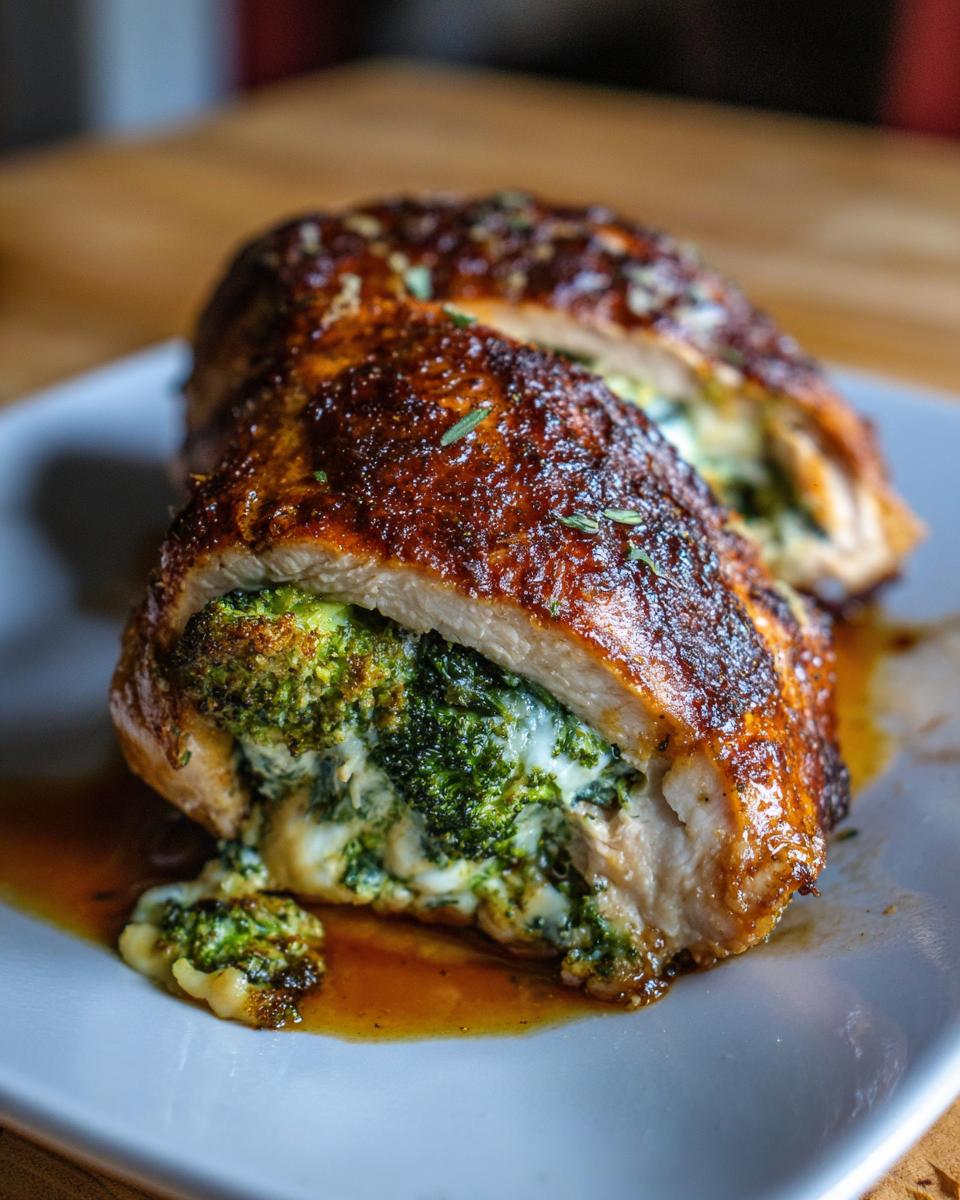 Amazing 4 Broccoli Cheddar Stuffed Chicken Breast 4 Broccoli Cheddar Stuffed Chicken Breast - detail 1