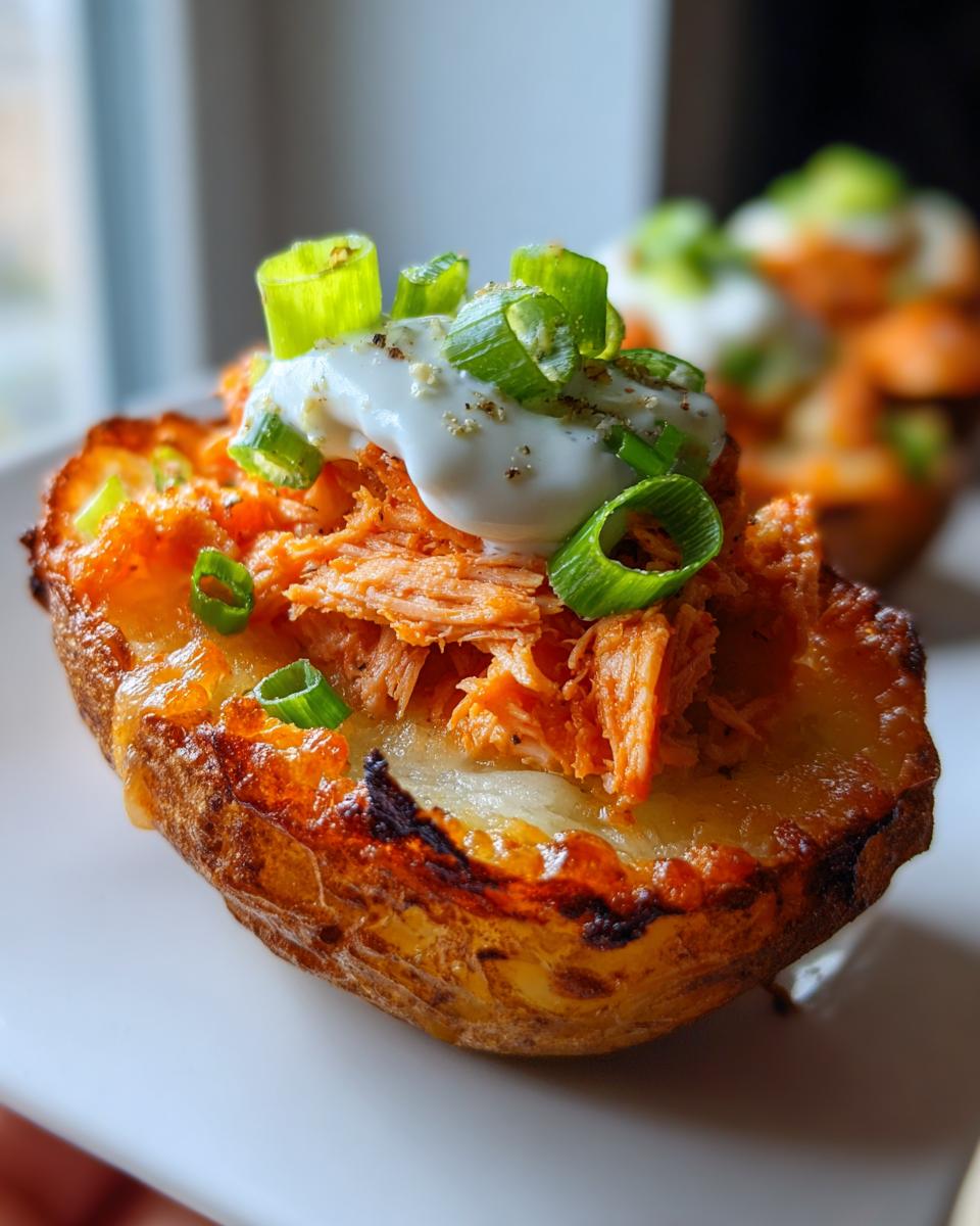 Hot Buffalo chicken potato skins: 12 amazing bites 4 Buffalo chicken potato skins - detail 1