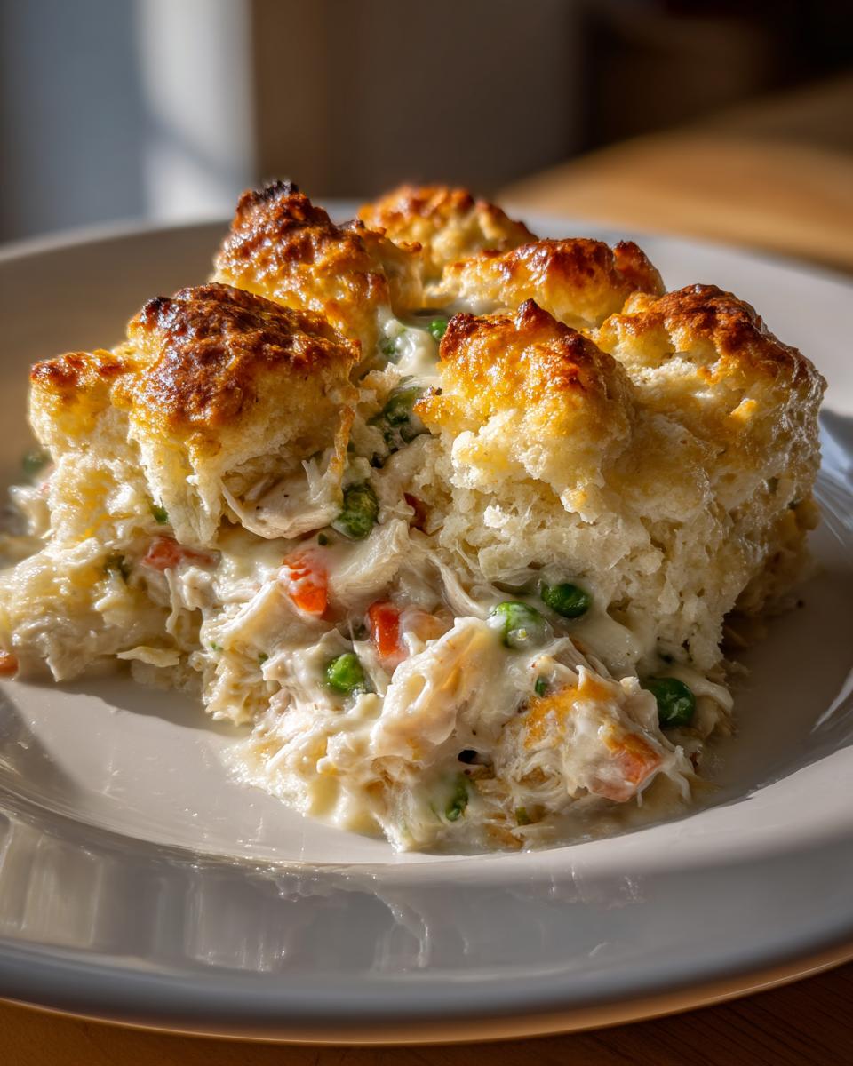 Amazing 1-Hour Chicken Biscuit Casserole 4 Chicken Biscuit Casserole - detail 1