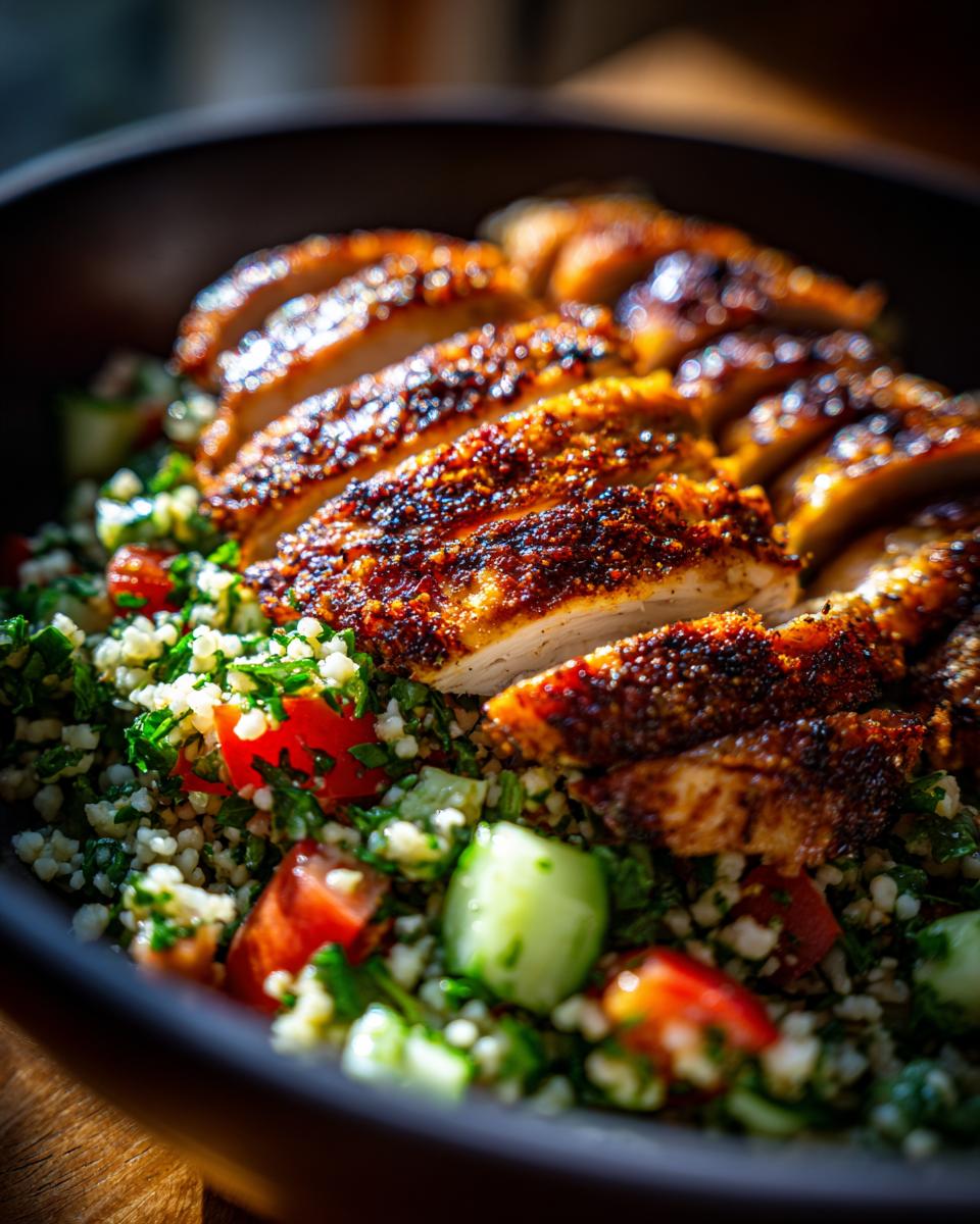 Amazing 4-Step Chicken Bulgur Tabbouleh 5 Chicken Bulgur Tabbouleh - detail 2