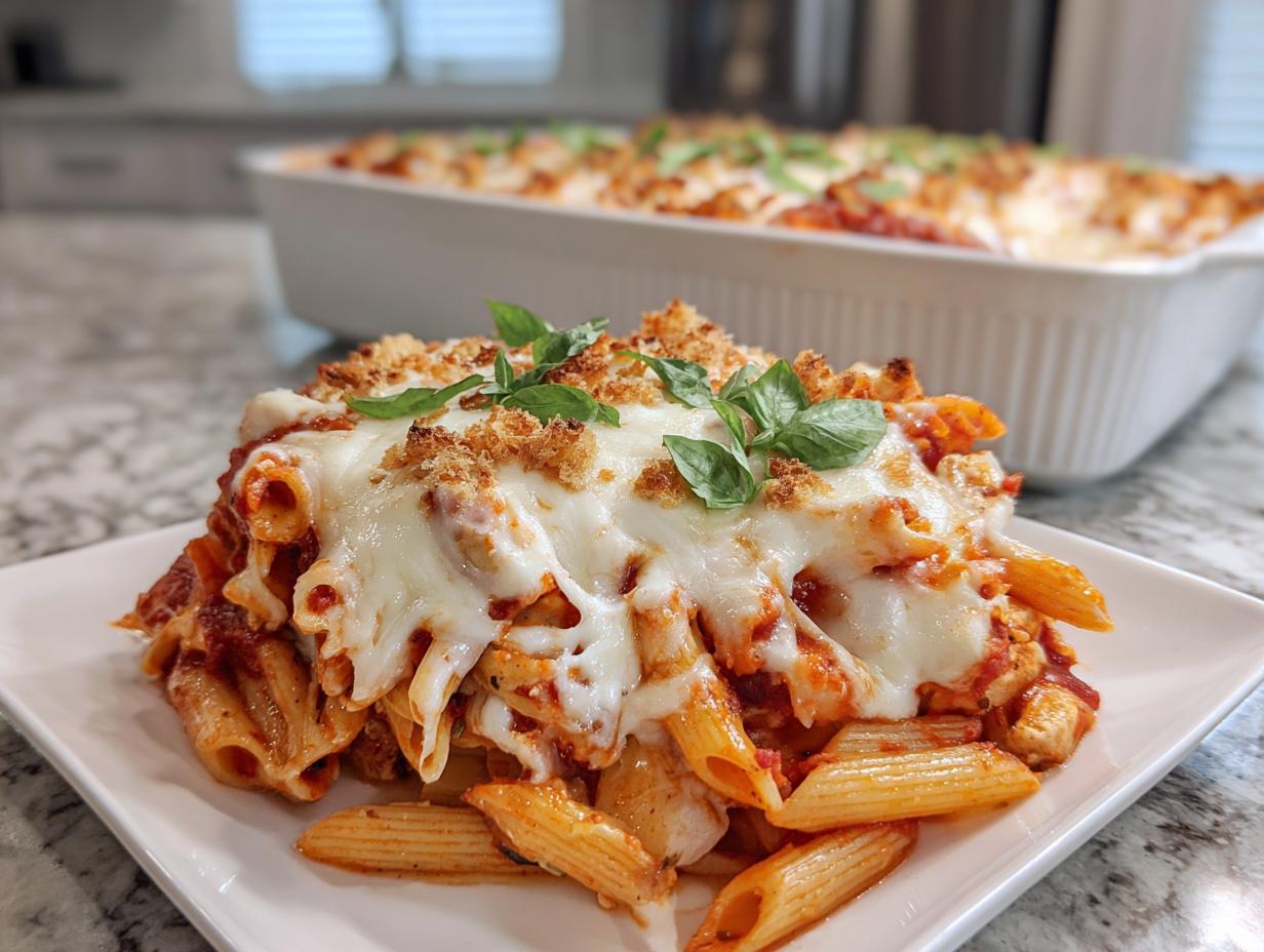 Amazing 1 Dish Chicken Parmesan Casserole Recettefx