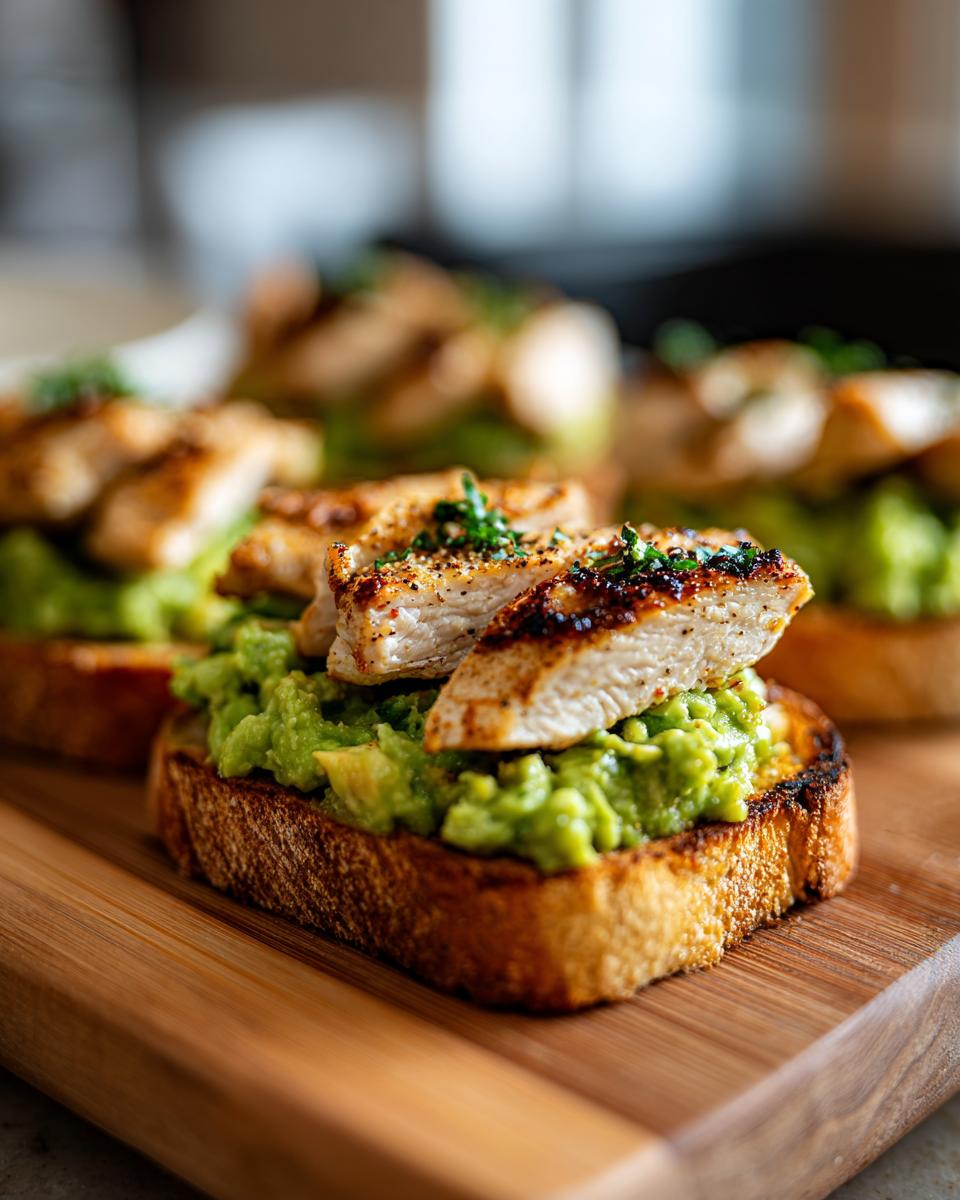 Amazing Chicken Avocado Toast in 25 Mins 4 Chicken avocado toast - detail 1