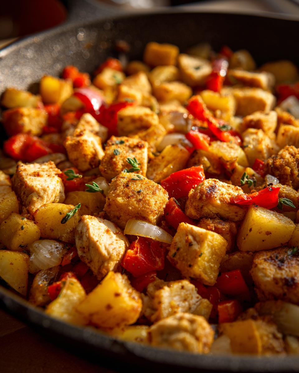 5-Star Chicken Breakfast Hash Secret 4 Chicken breakfast hash - detail 1