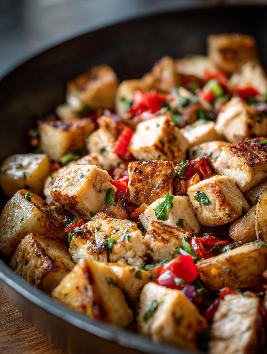 5-Star Chicken Breakfast Hash Secret 5 Chicken breakfast hash - detail 2