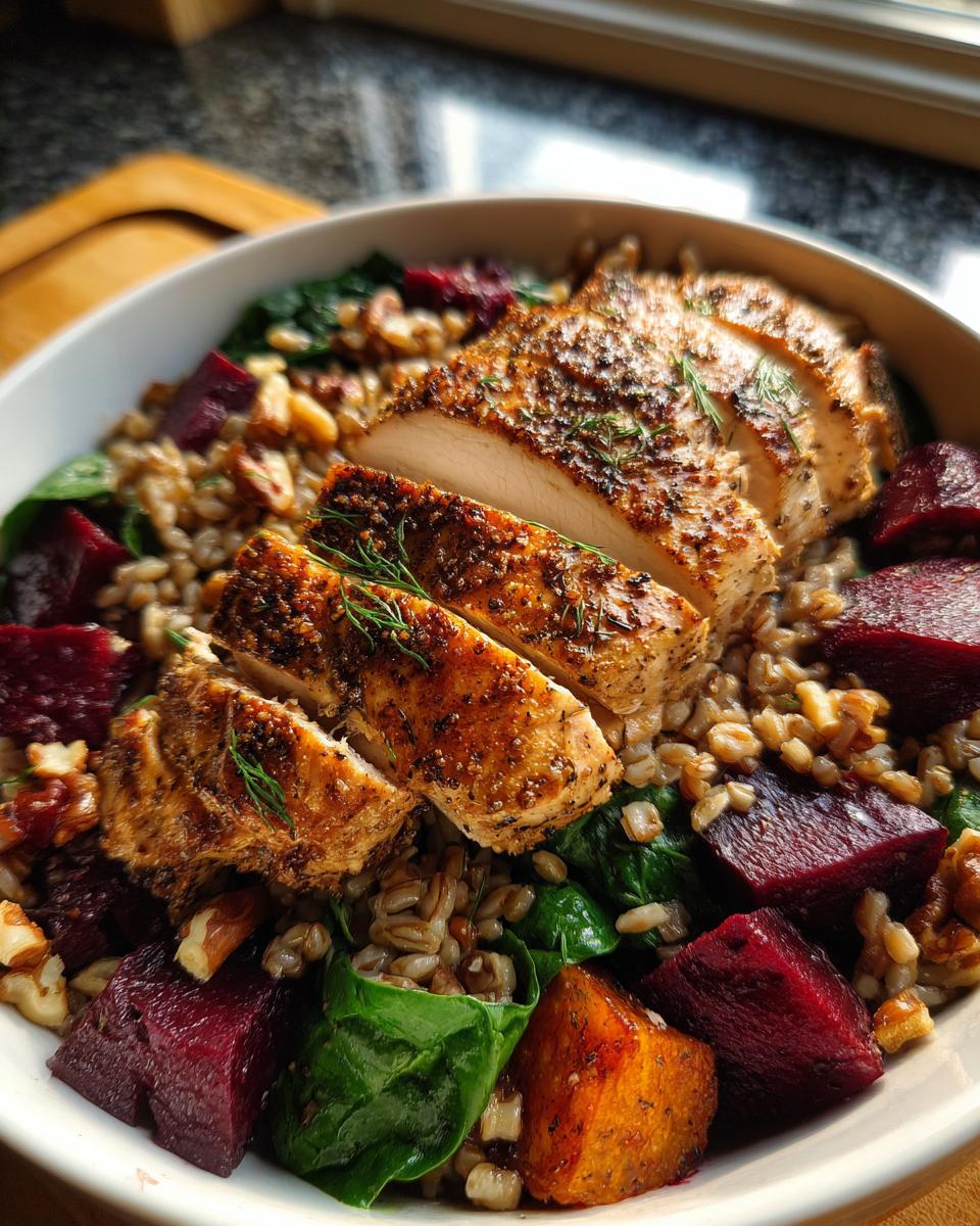Amazing 4-Ingredient Chicken farro beets 4 Chicken farro beets - detail 1