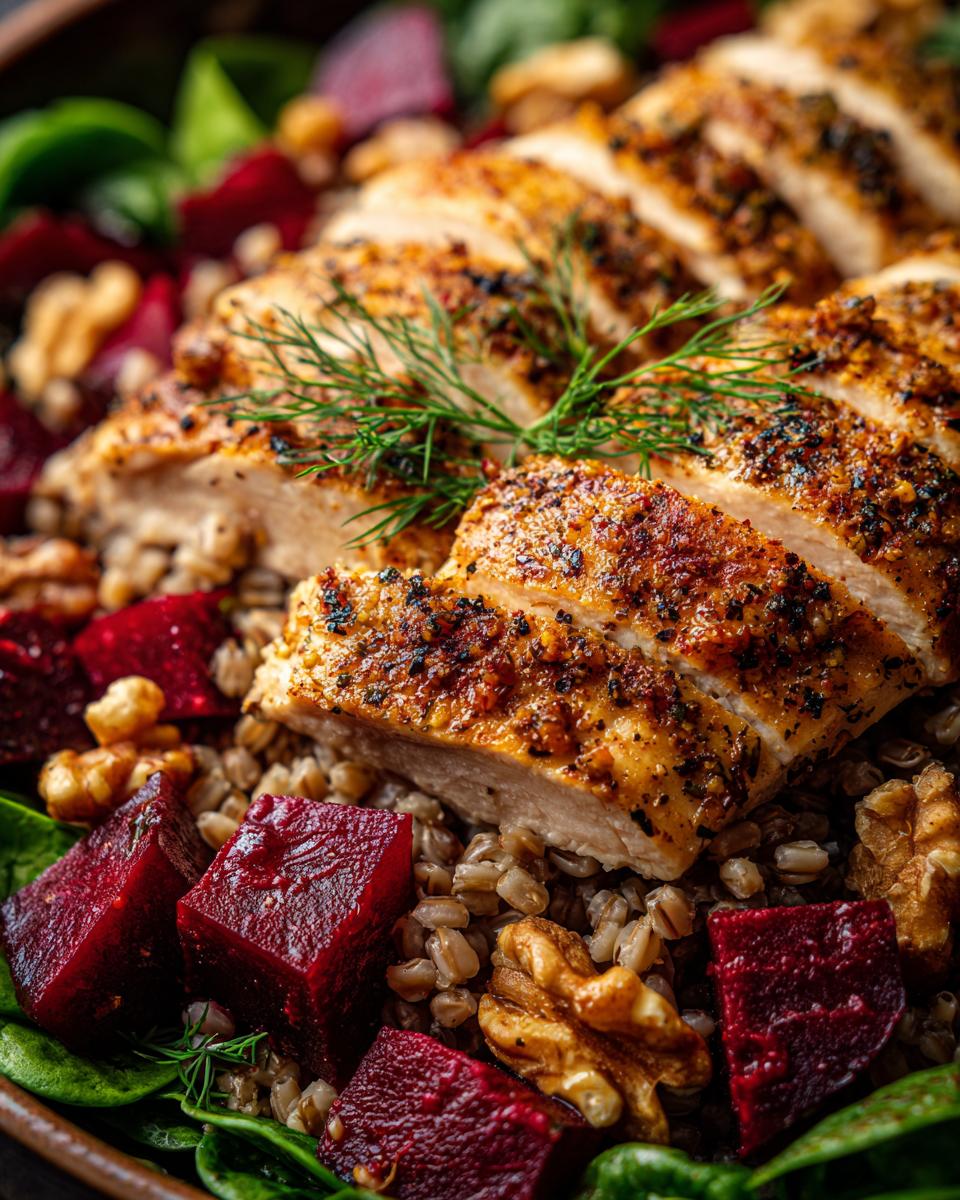 Amazing 4-Ingredient Chicken farro beets 5 Chicken farro beets - detail 2