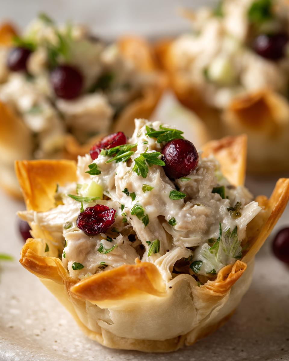 Amazing 15-Minute Chicken salad bites 4 Chicken salad bites - detail 1