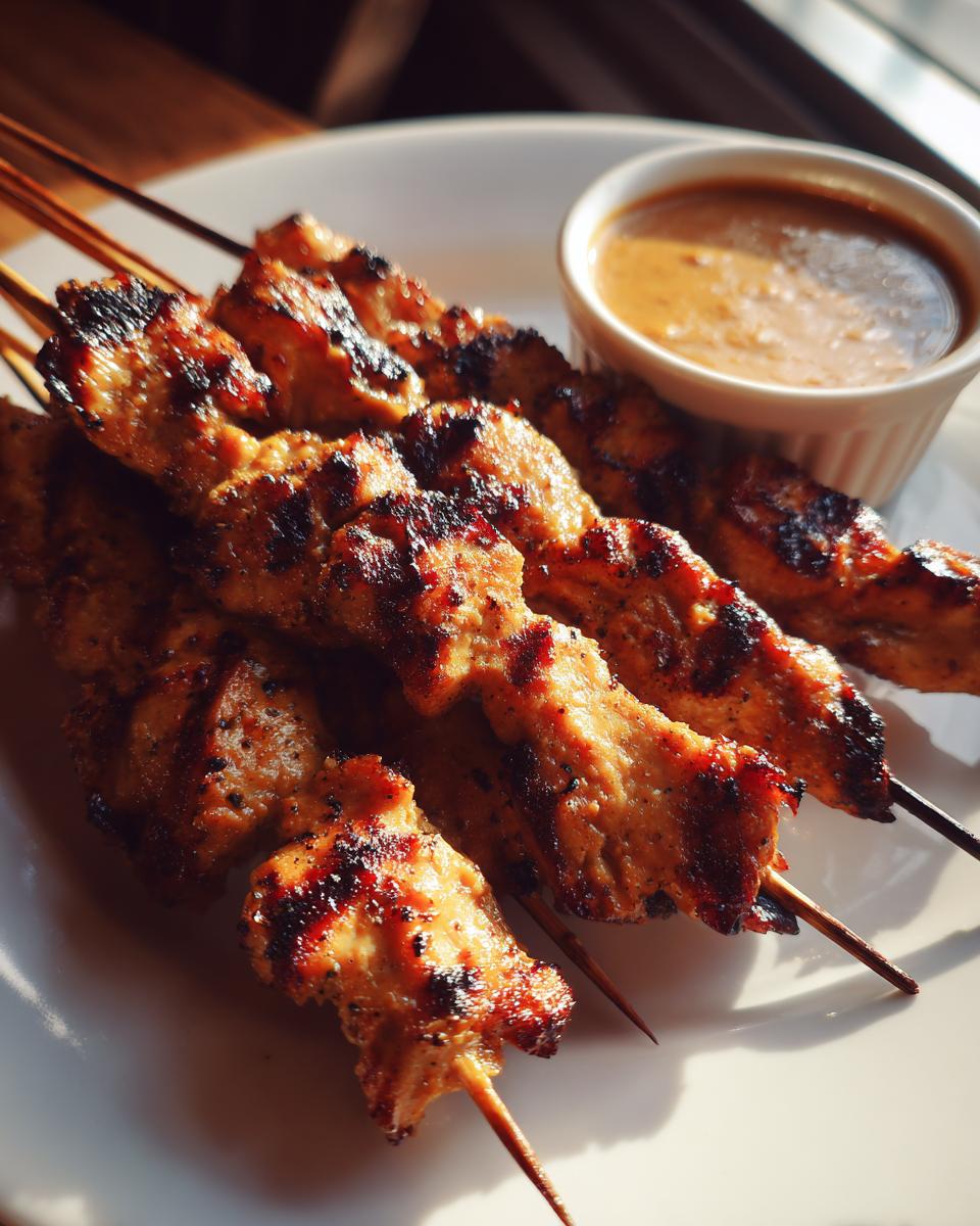 Amazing 8 Chicken satay skewers Now 4 Chicken satay skewers - detail 1