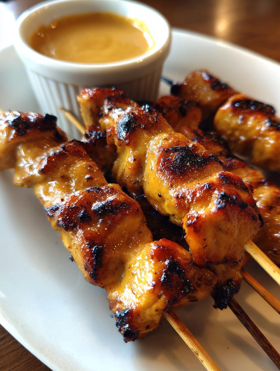 Amazing 8 Chicken satay skewers Now 5 Chicken satay skewers - detail 2