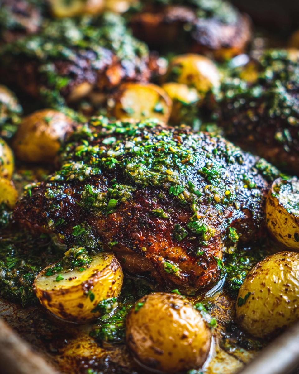 Amazing 4-Ingredient Chimichurri chicken potatoes 4 Chimichurri chicken potatoes - detail 1