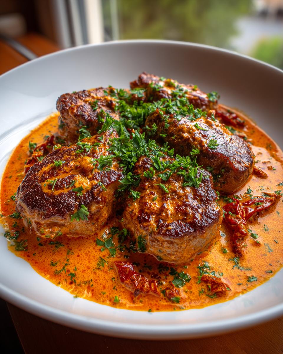 Amazing 1-Pan Creamy Chicken with Sun-Dried Tomatoes 4 Creamy Chicken with Sun-Dried Tomatoes - detail 1