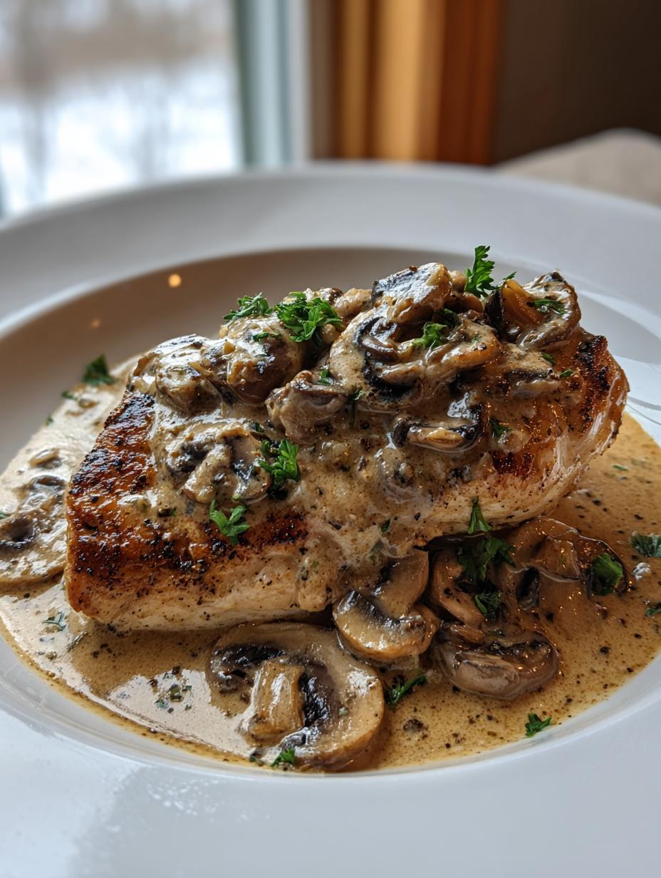 Amazing 1-Pan Creamy Mushroom Chicken Sauce 7 Creamy Mushroom Chicken - detail 3