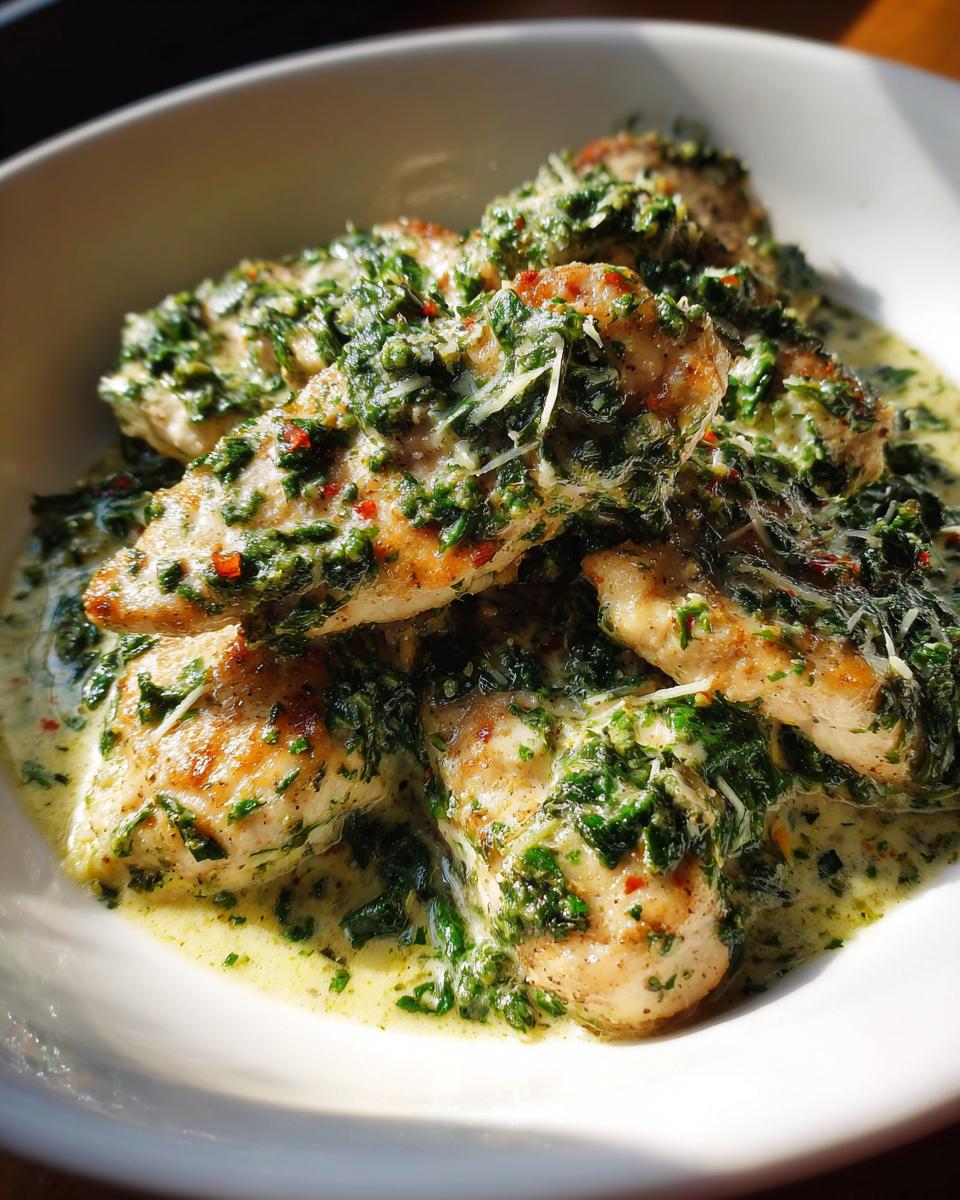 Amazing 3-Minute Creamy Spinach Chicken 5 Creamy Spinach Chicken - detail 2
