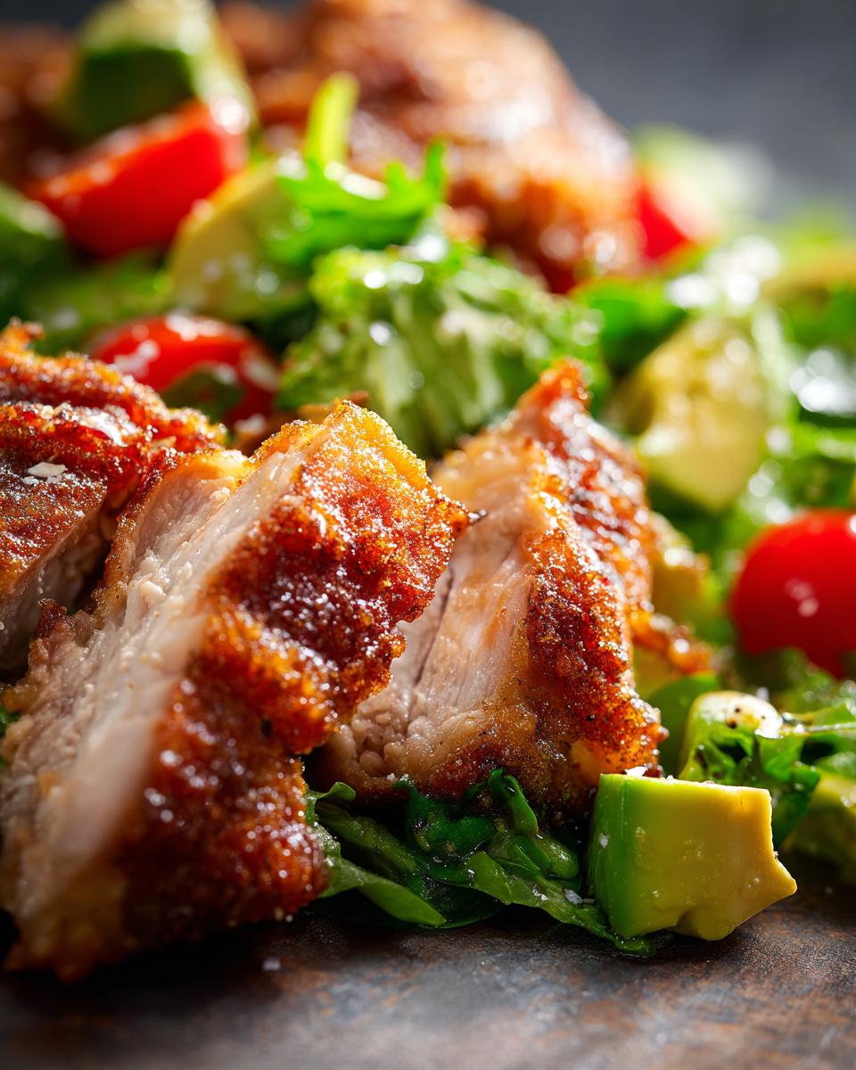 Superb 40-Min Crispy Chicken Thighs Salad 7 Crispy Chicken Thighs Salad - detail 3