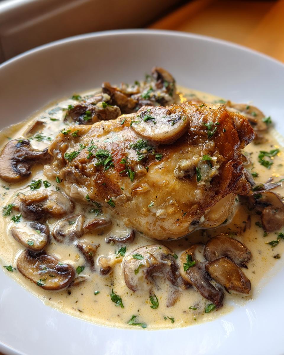 Amazing Garlic Mushroom Chicken in 30 Min 4 Garlic Mushroom Chicken - detail 1