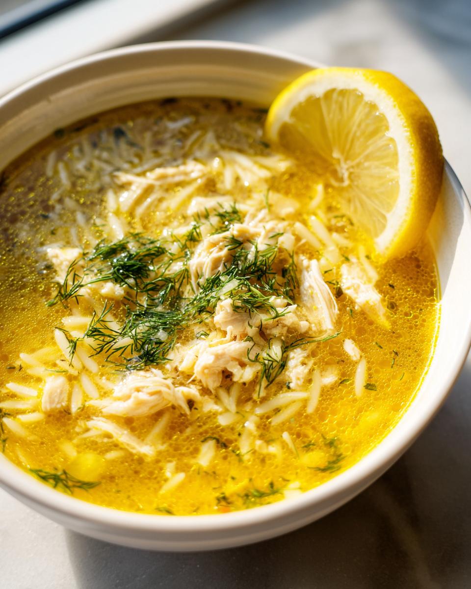 Stunning Golden Greek Lemon Chicken Soup Recipe 4 Golden Greek Lemon Chicken Soup - detail 1
