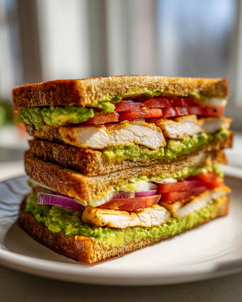 30 Minute Grilled Chicken Avocado Sandwich Joy 4 Grilled Chicken Avocado Sandwich - detail 1