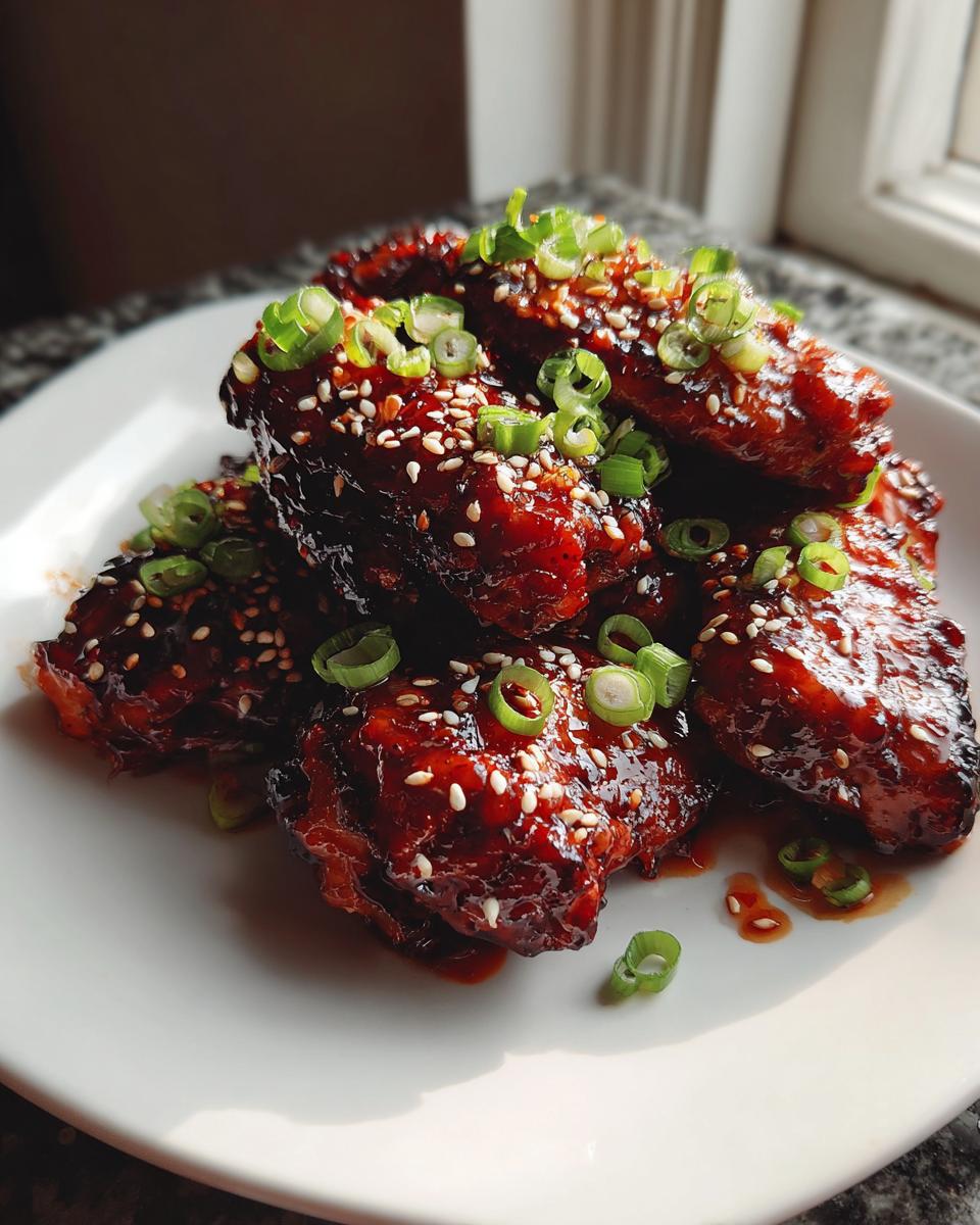 Amazing 3-Ingredient Korean Gochujang Chicken Wings 4 Korean Gochujang Chicken Wings - detail 1