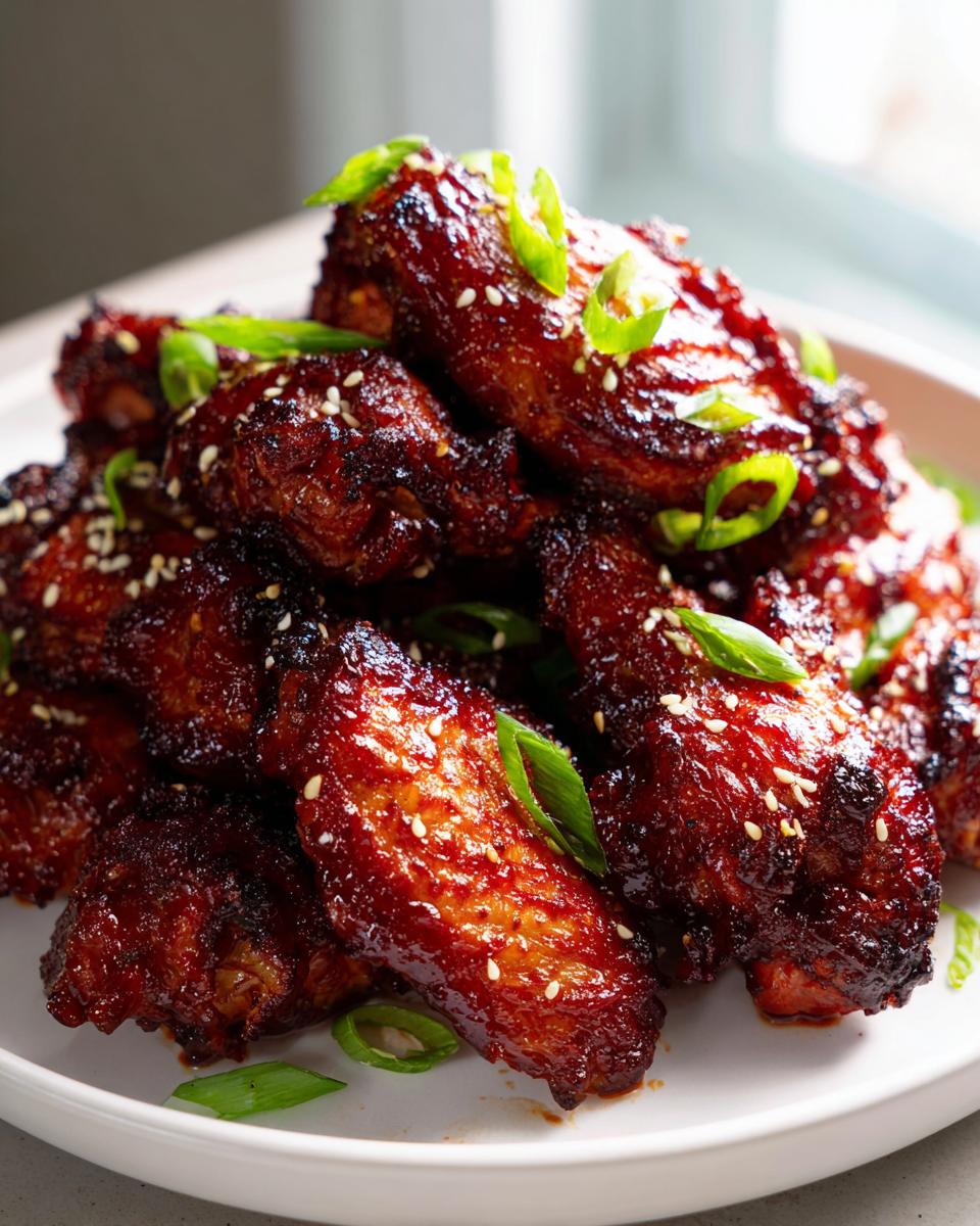 Amazing 3-Ingredient Korean Gochujang Chicken Wings 5 Korean Gochujang Chicken Wings - detail 2