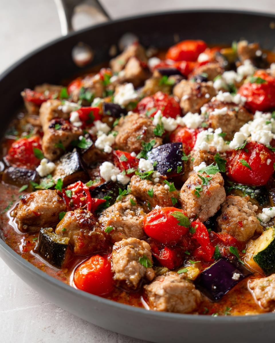 Amazing 35 Minute Mediterranean chicken skillet 5 Mediterranean chicken skillet - detail 2