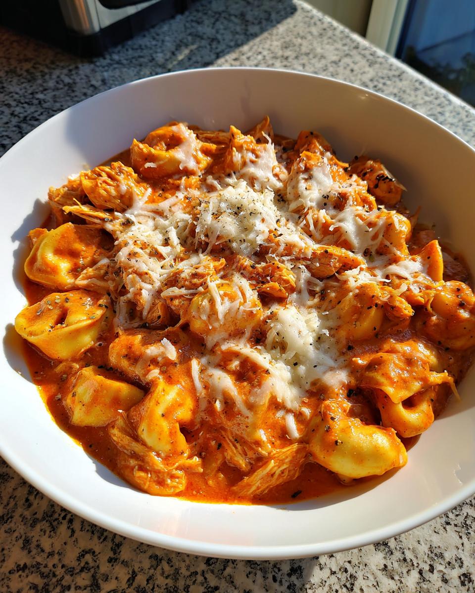 Amazing 4-Ingredient Slow Cooker Chicken Tortellini Marinara 7 Slow Cooker Chicken Tortellini Marinara - detail 3