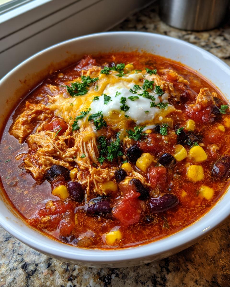 Awesome Slow Cooker Chicken Chili in 8 Servings 4 Slow cooker chicken chili - detail 1