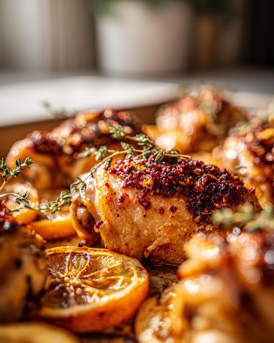 Savory Sumac Chicken with 6 Lemon Secrets 5 Sumac Chicken with Meyer Lemons Recipe - detail 2