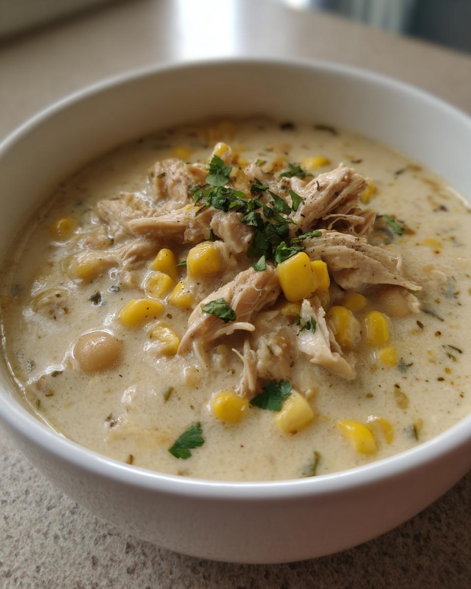 Amazing 6-Ingredient White Chicken Chili 5 White chicken chili - detail 2