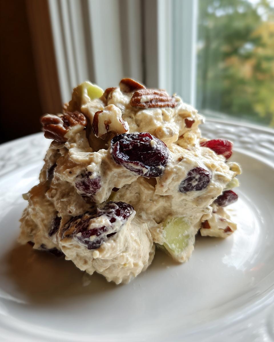 Amazing Apple Cranberry Chicken Salad Now 4 Apple Cranberry Chicken Salad with Celery and Pecans - detail 1