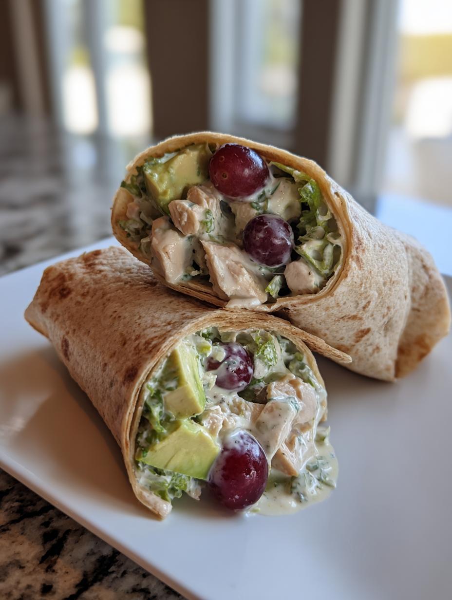 Amazing 5 Avocado Chicken Salad Wraps 5 Avocado Chicken Salad Wraps with Creamy Caesar Dressing - detail 2