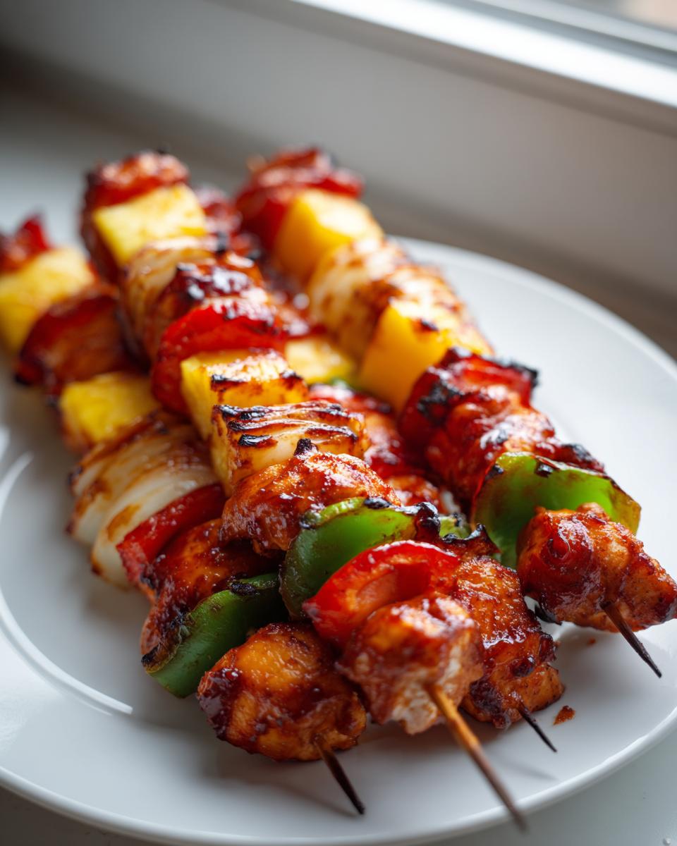 Blissful BBQ Pineapple Chicken Kabobs in 12 Minutes 4 BBQ Pineapple Chicken Kabobs - detail 1