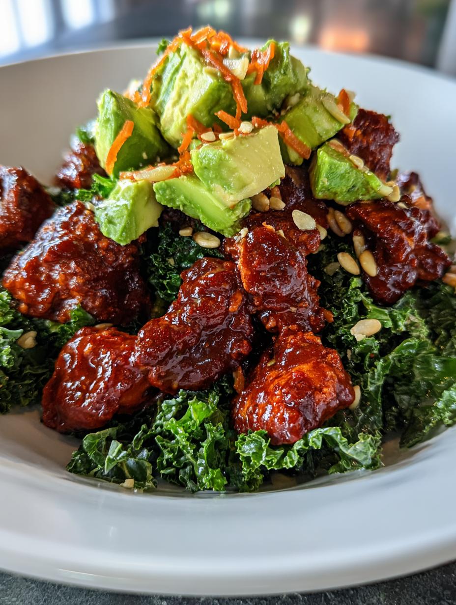 5-Minute BBQ chicken kale salad Magic 5 BBQ chicken kale salad - detail 2