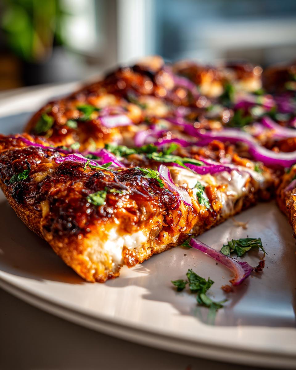 30 Minute BBQ chicken pizza: Amazing Flavor 4 BBQ chicken pizza - detail 1