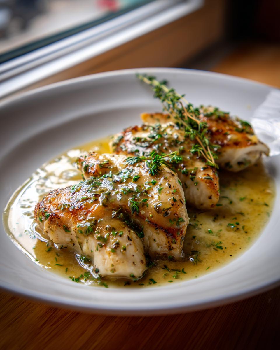 Shocking 4-Ingredient Chicken Breast with Thyme Sauce 4 Chicken Breast with Thyme Sauce - detail 1