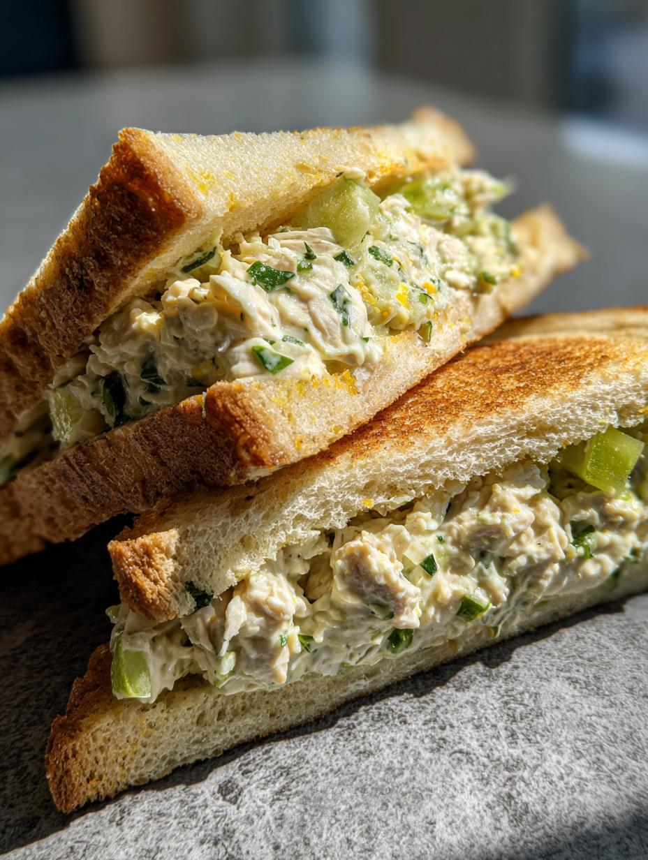 Amazing 4 Classic Chicken Salad Sandwich secrets 5 Classic Chicken Salad Sandwich with Lemon and Herbs - detail 2