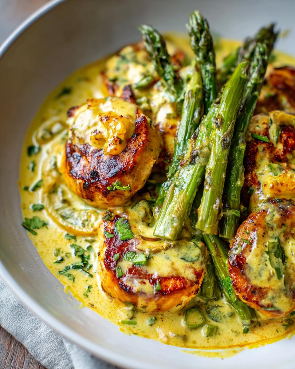 30-Minute Creamy Lemon Chicken with Asparagus in One Pan 4 Creamy Lemon Chicken with Asparagus in One Pan - detail 1