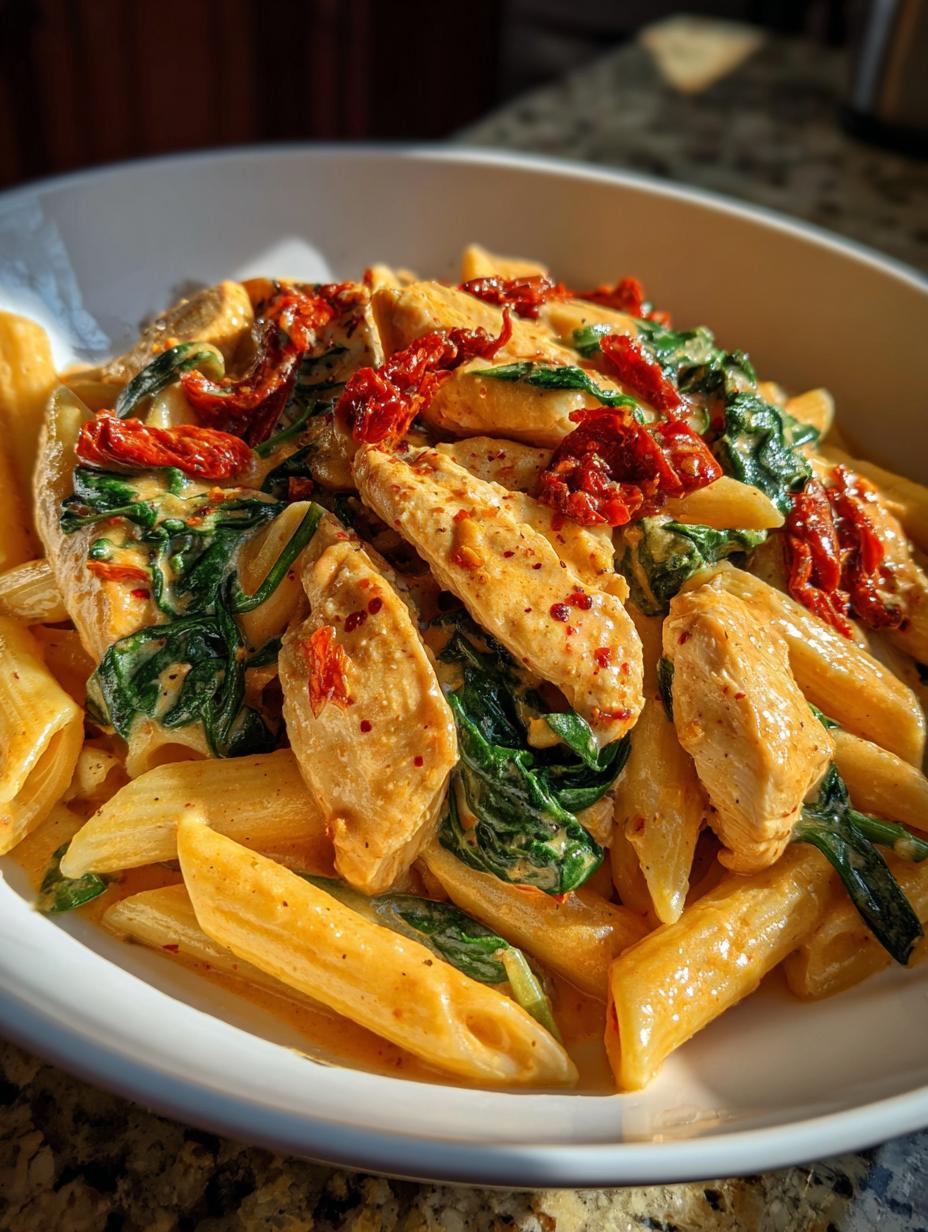 Amazing Creamy Tuscan Chicken Pasta in 30 Minutes 5 Creamy Tuscan Chicken Pasta in 30 Minutes - detail 2