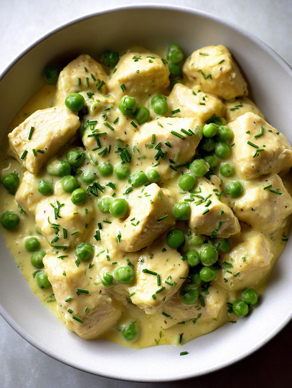 Amazing 1-Pan Creamy chicken with peas 5 Creamy chicken with peas - detail 2