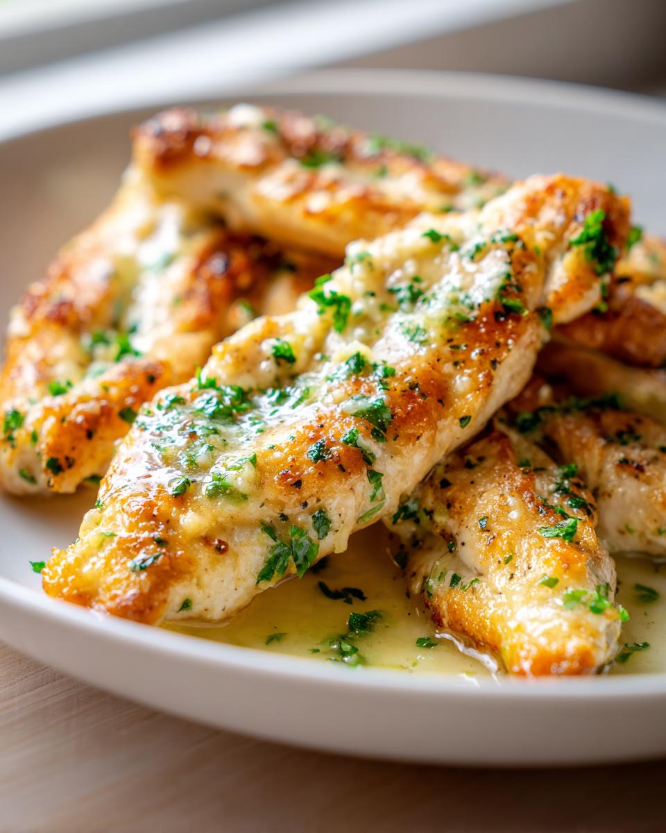 Amazing 15-Minute Garlic Butter Chicken Tenders 4 Garlic Butter Chicken Tenders in 15 Minutes - detail 1
