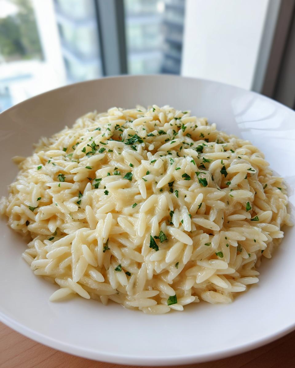 Amazing 1 Pot Garlic Parmesan Orzo Creamy Pasta 4 Garlic Parmesan Orzo One Pot Creamy Pasta - detail 1
