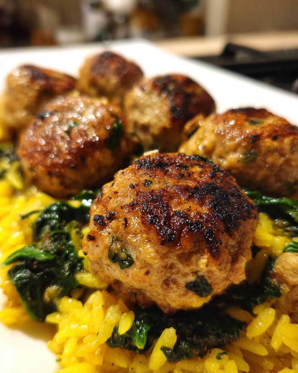 5 Amazing Greek chicken meatballs in 35 mins 5 Greek chicken meatballs - detail 2